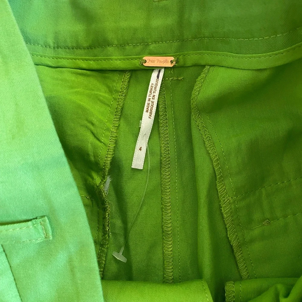 Free People Green Trousers - Picture 4 of 7
